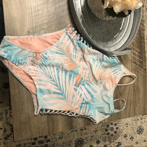 Palm print one piece